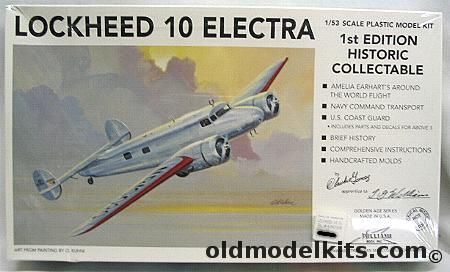 Williams Brothers 1/53 Lockheed 10 (XR20-1 - XR30-1) Electra Amelia Earhart / Navy / Coast Guard, 53198 plastic model kit